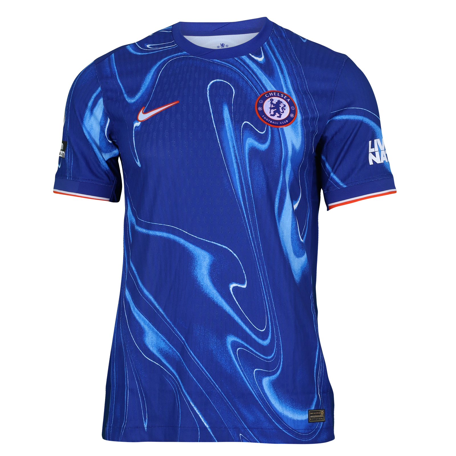 チェルシー　ククレジャ　ユニフォーム Chelsea FC Cucurella Chelsea Nike Home Stadium Shirt 2025-26 with Cucurella 3
