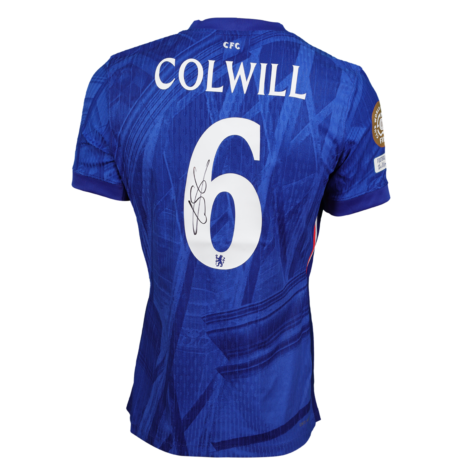 LEVI COLWILL Chelseaユニフォーム　選手支給品　サイン入り Levi Colwill | SL Benfica - Chelsea | MatchWornShirt
