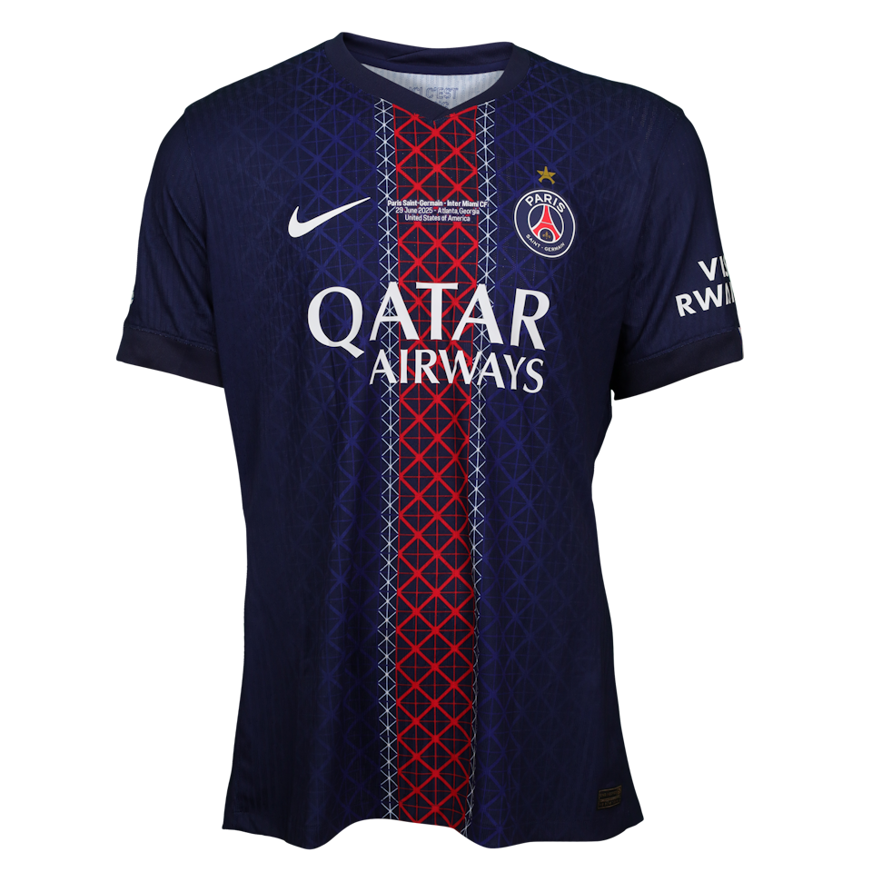 William Pacho Paris Saint-Germain jersey
