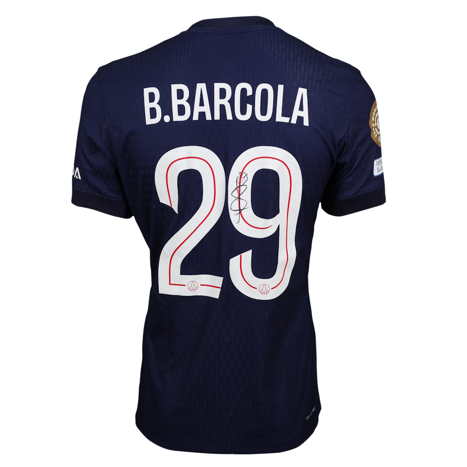 Maillot de Bradley Barcola (Paris Saint-Germain)