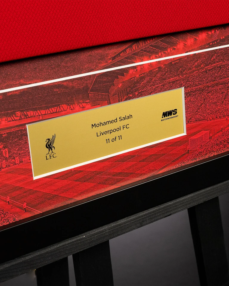 Limited Edition Framed Mohamed Salah Shirt - 11