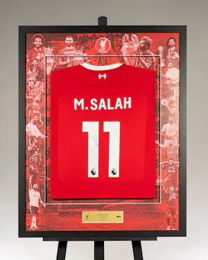 Limited Edition Framed Mohamed Salah Shirt - 11