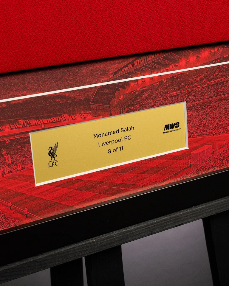 Limited Edition Framed Mohamed Salah Shirt - 8