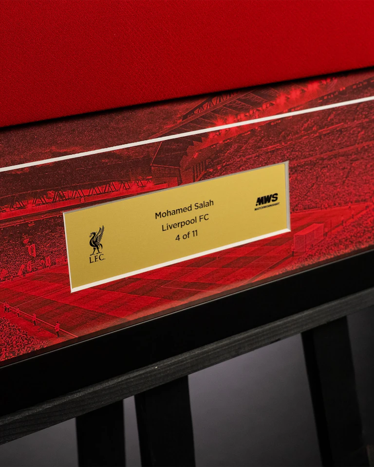 Limited Edition Framed Mohamed Salah Shirt - 4