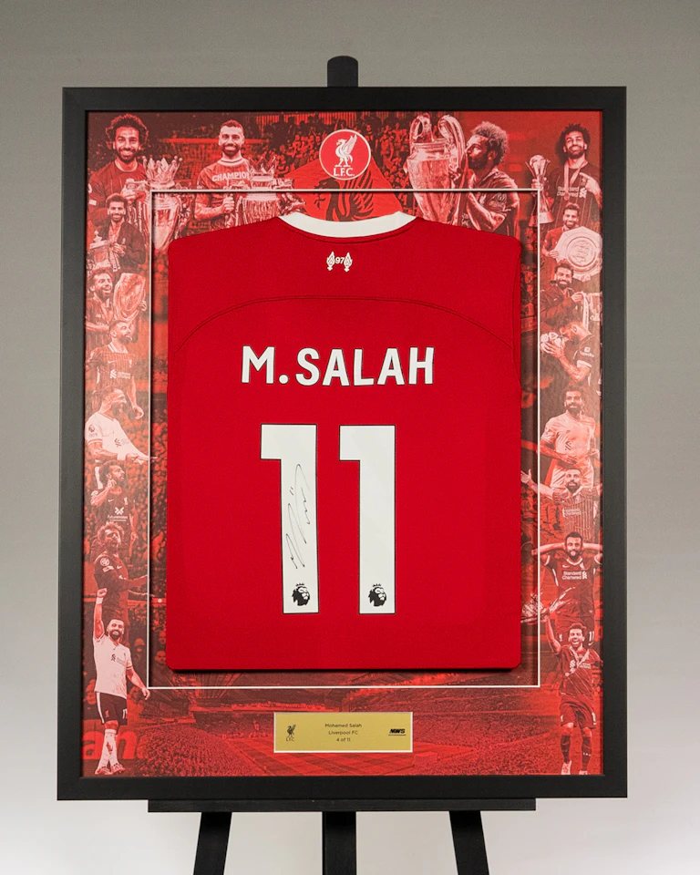 Limited Edition Framed Mohamed Salah Shirt - 4