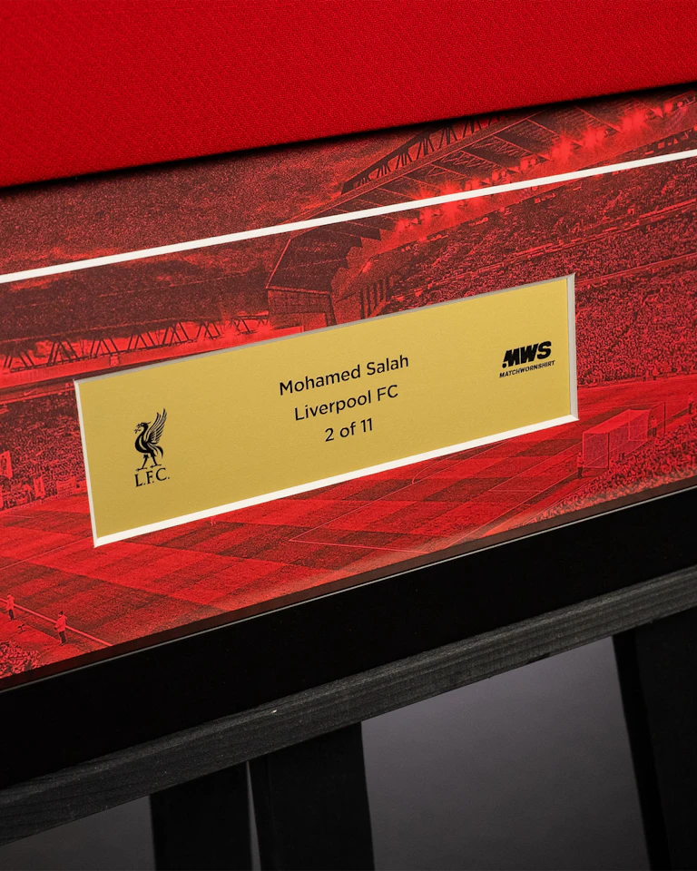 Limited Edition Framed Mohamed Salah Shirt - 2