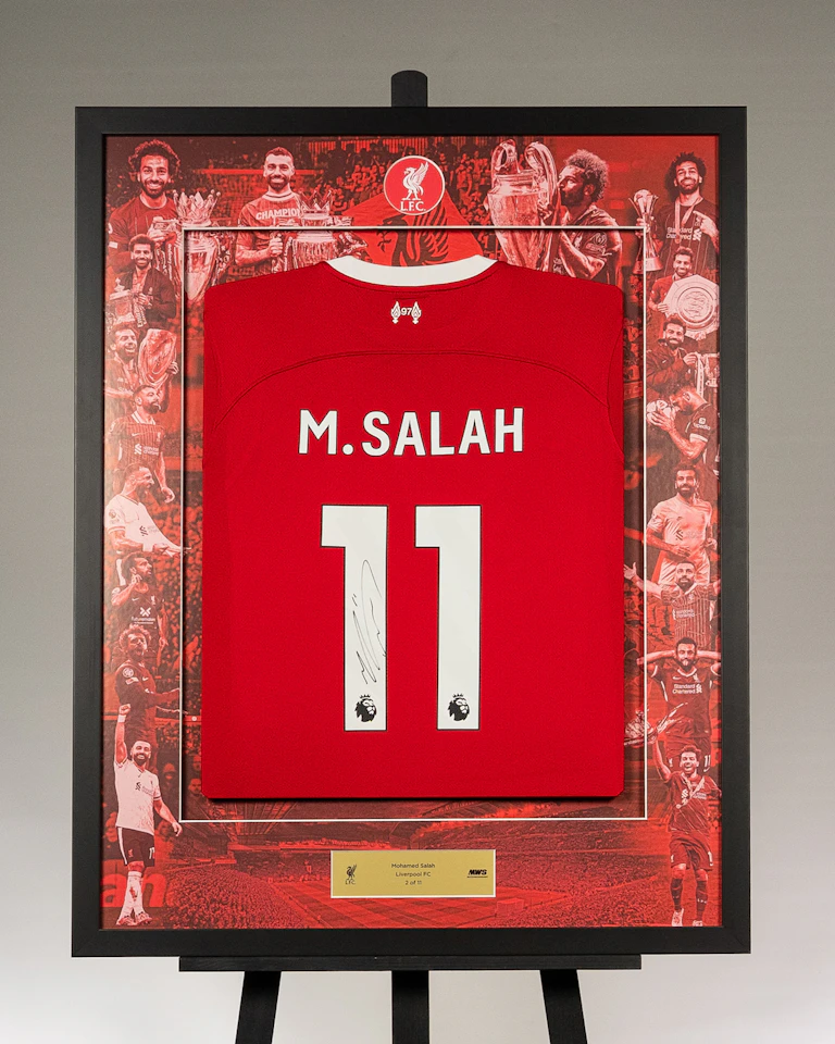 Limited Edition Framed Mohamed Salah Shirt - 2