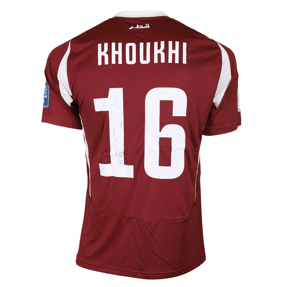 Maillot de Boualem Khoukhi (Qatar)