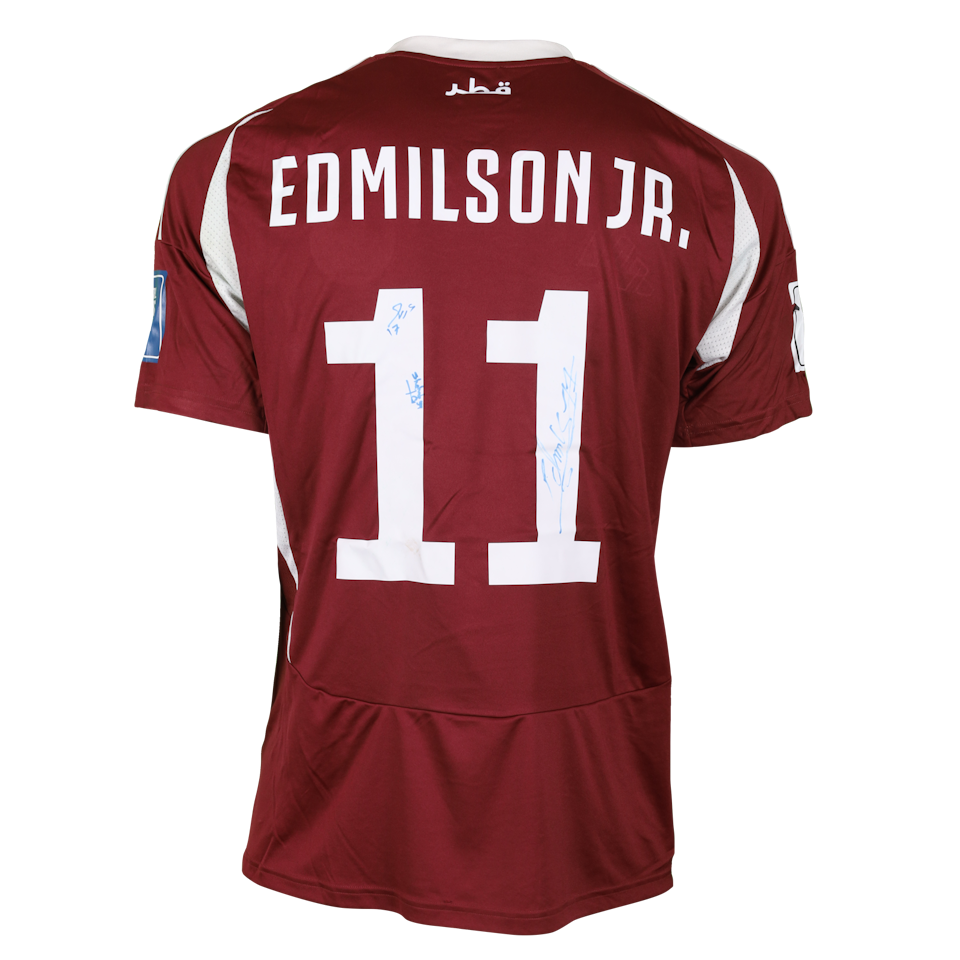 Camiseta Edmilson Junior Paulo da Silva Qatar