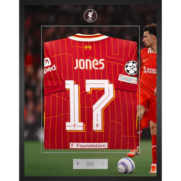 Limited Edition Framed Curtis Jones Shirt