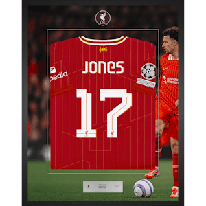 Limited Edition Framed Curtis Jones Shirt