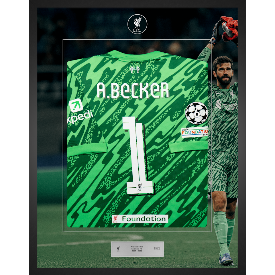 Limited Edition Framed Alisson Becker Shirt
