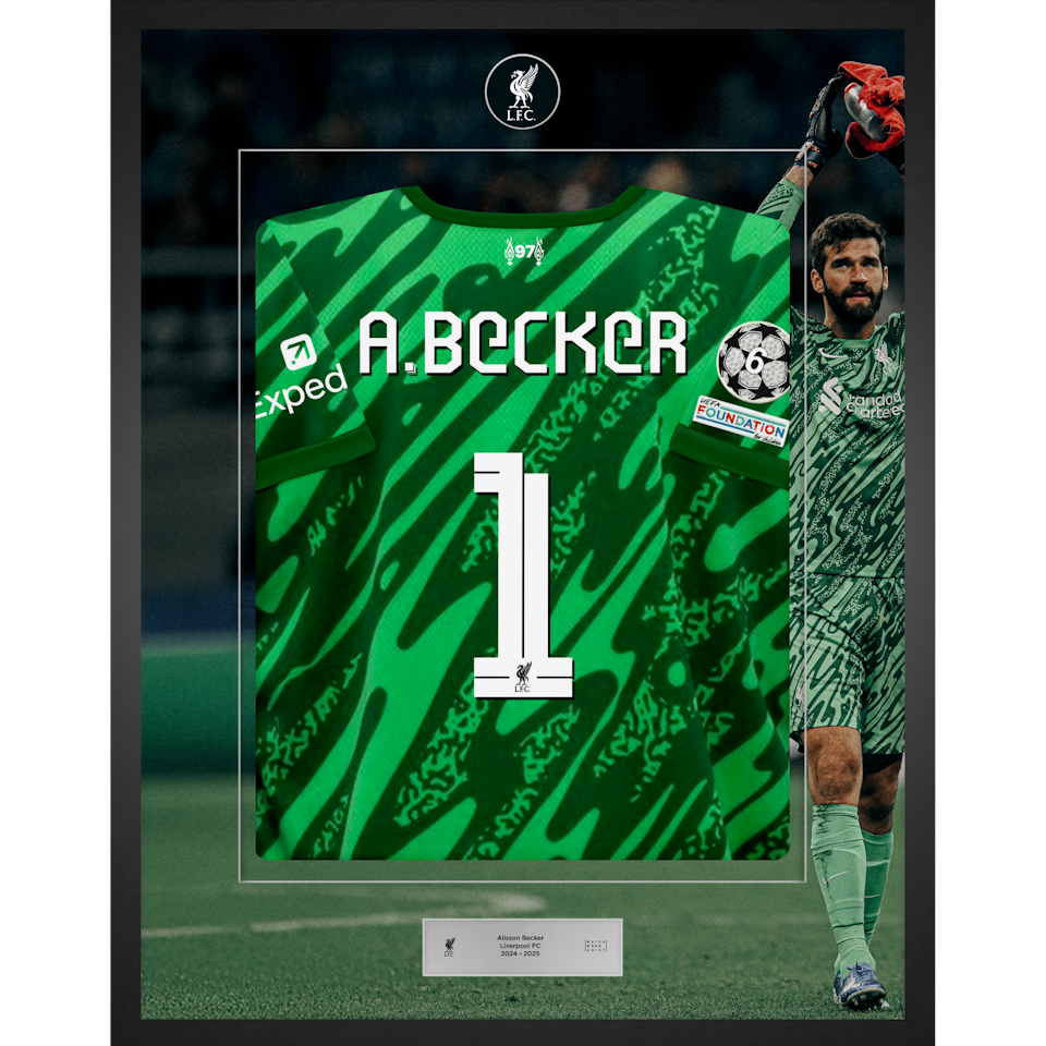 Limited Edition Framed Alisson Becker Shirt