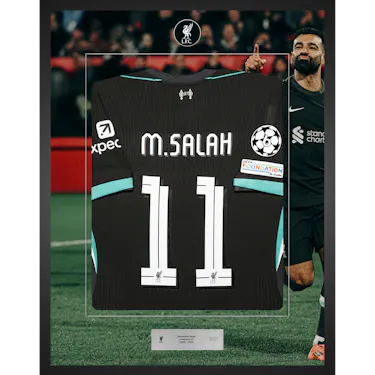 Limited Edition Framed Mohamed Salah Shirt