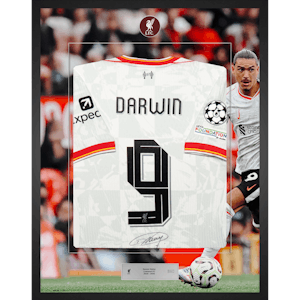 Limited Edition Framed Darwin Nunez Shirt