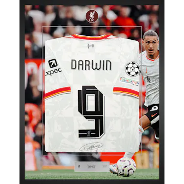 Limited Edition Framed Darwin Nunez Shirt