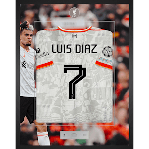 Limited Edition Framed Luis Diaz Shirt
