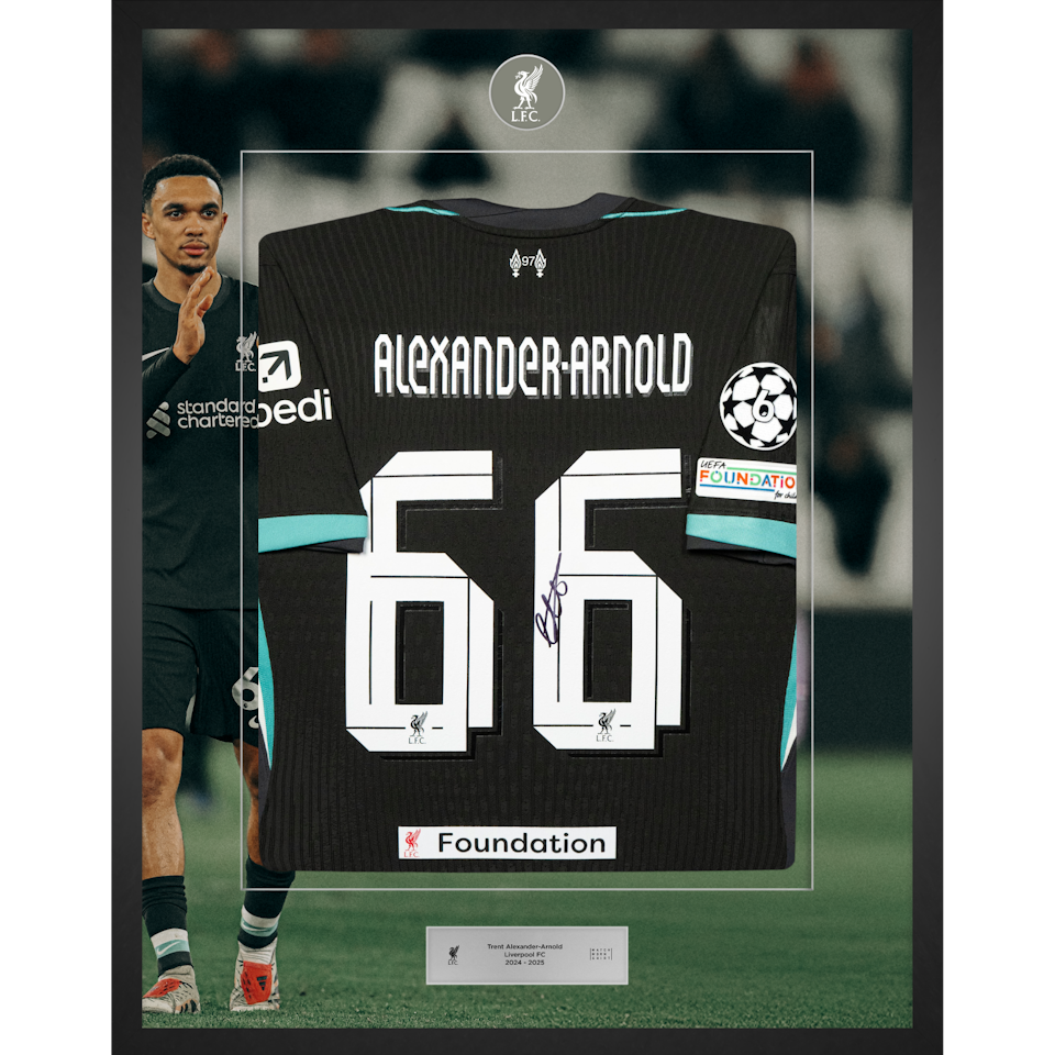 Limited Edition Framed Trent Alexander-Arnold Shirt