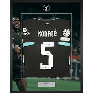 Limited Edition Framed Ibrahima Konate Shirt