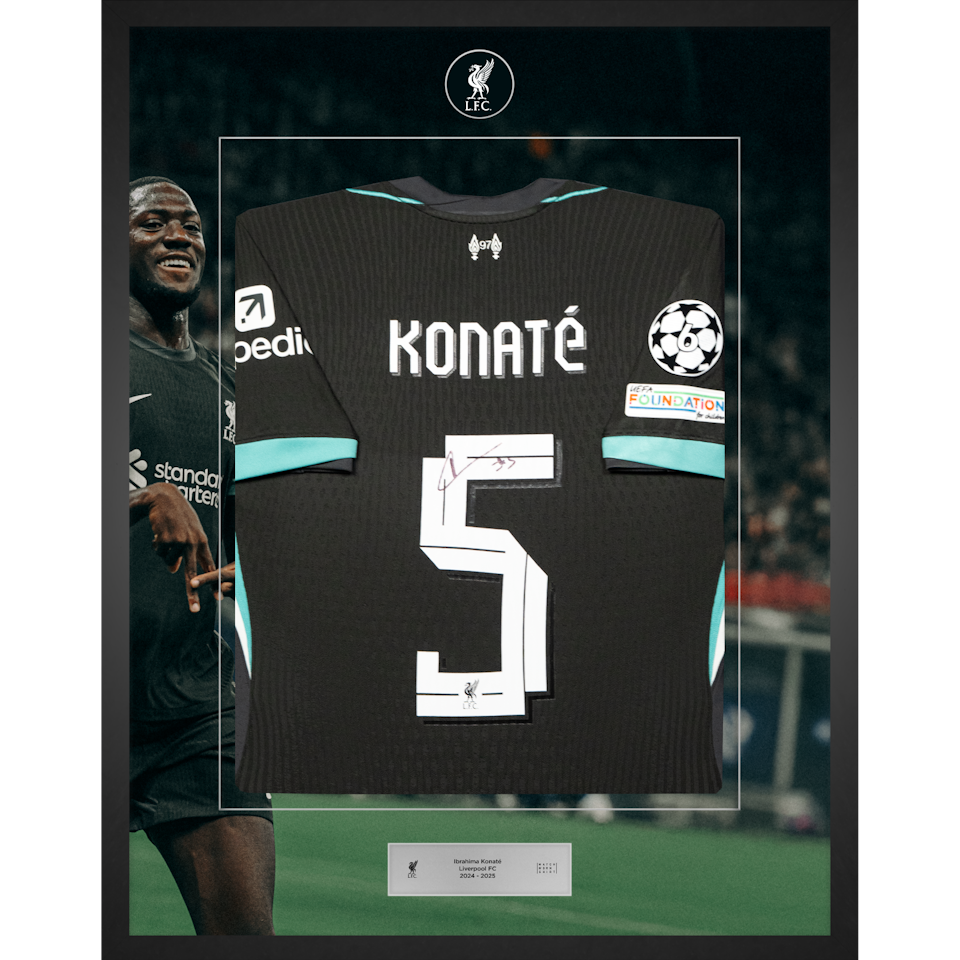 Limited Edition Framed Ibrahima Konate Shirt