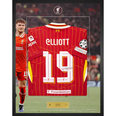 Limited Edition Framed Harvey Elliott Shirt