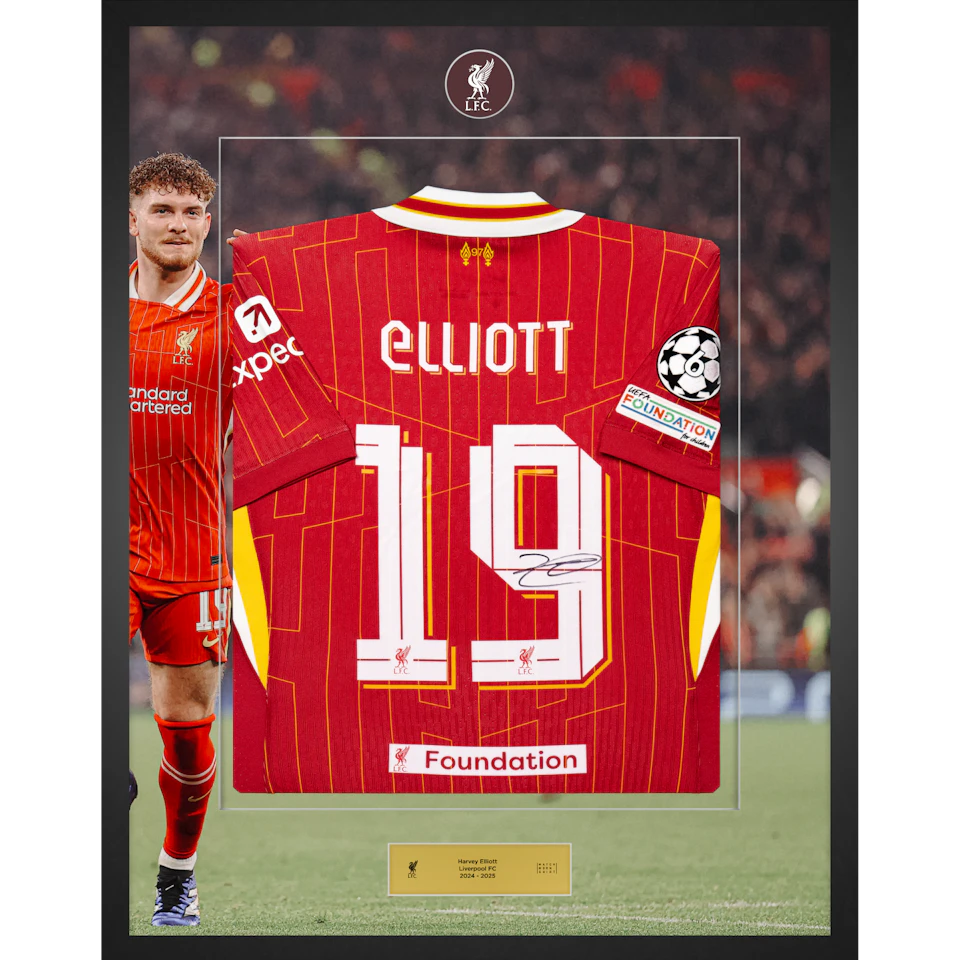 Limited Edition Framed Harvey Elliott Shirt