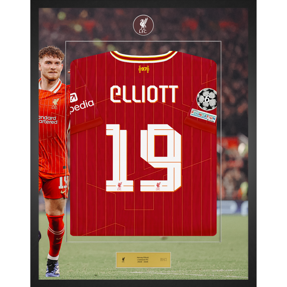 Limited Edition Framed Harvey Elliott Shirt