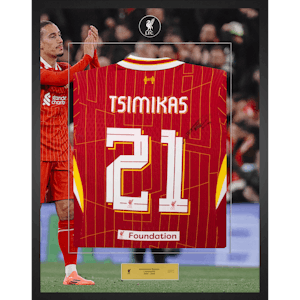 Limited Edition Framed Konstantinos Tsimikas Shirt