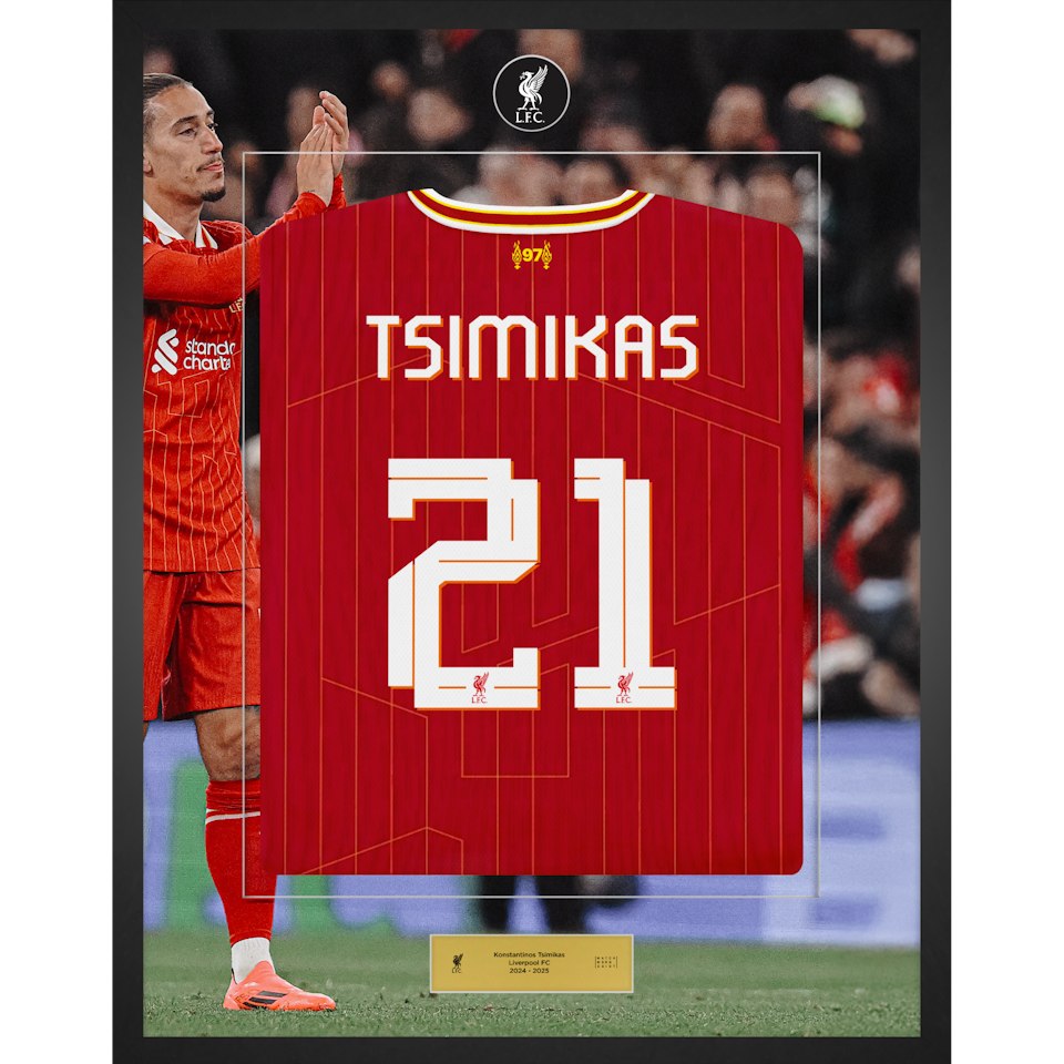 Limited Edition Framed Konstantinos Tsimikas Shirt