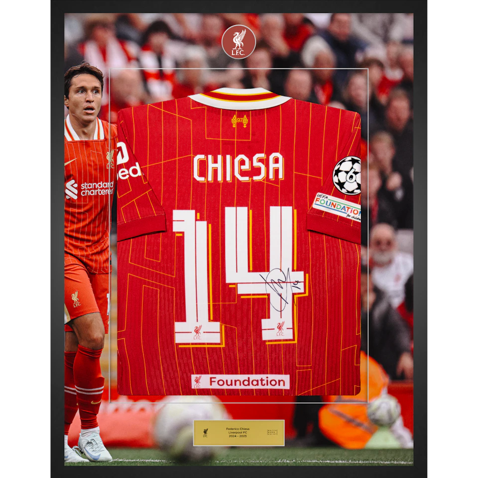 Limited Edition Framed Federico Chiesa Shirt