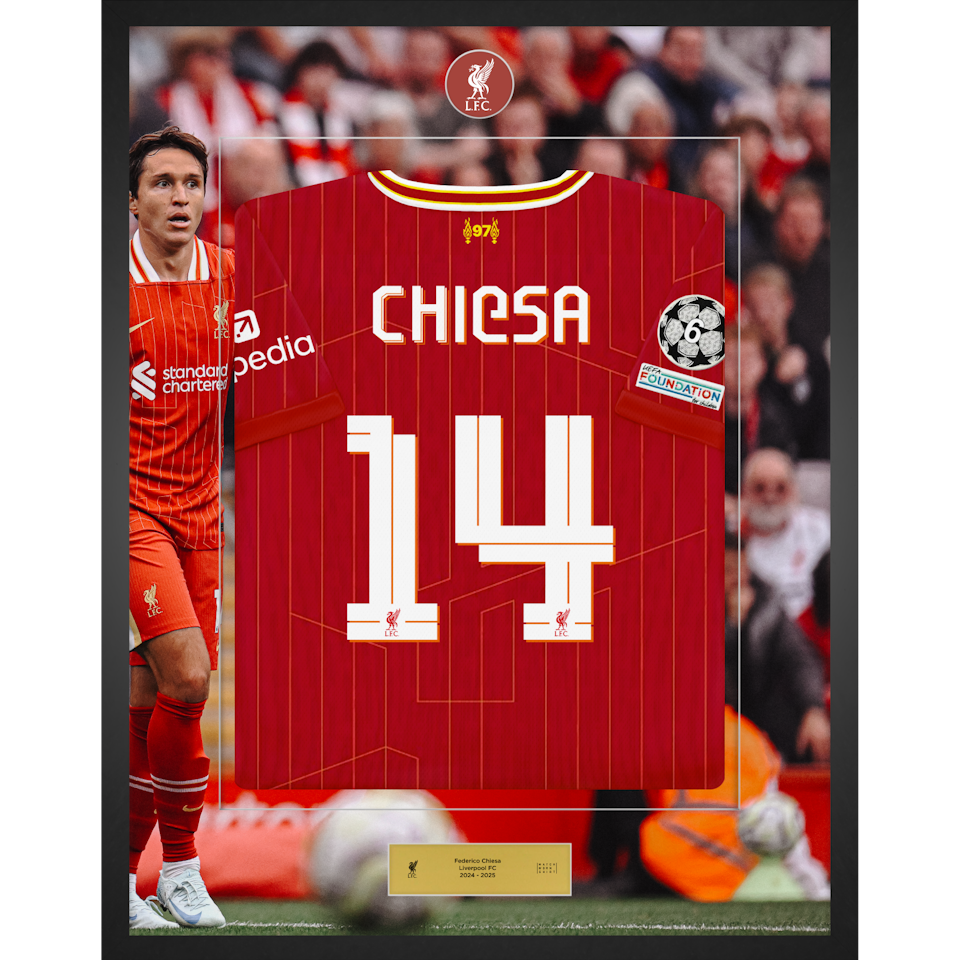 Limited Edition Framed Federico Chiesa Shirt