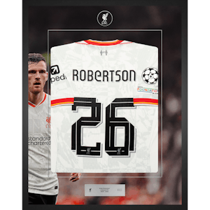 Limited Edition Framed Andrew Robertson Shirt