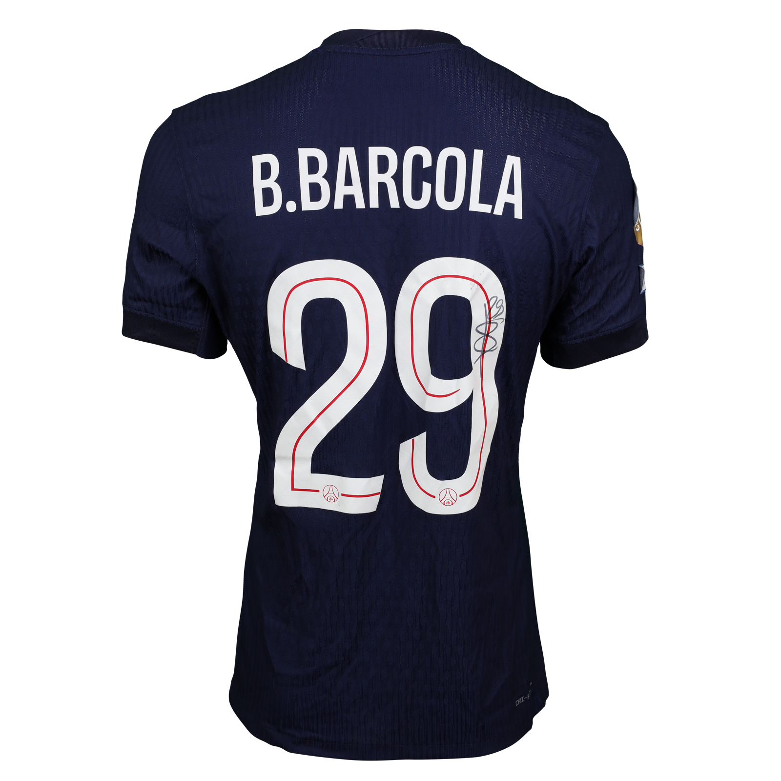 Bradley Barcola Paris Saint-Germain shirt