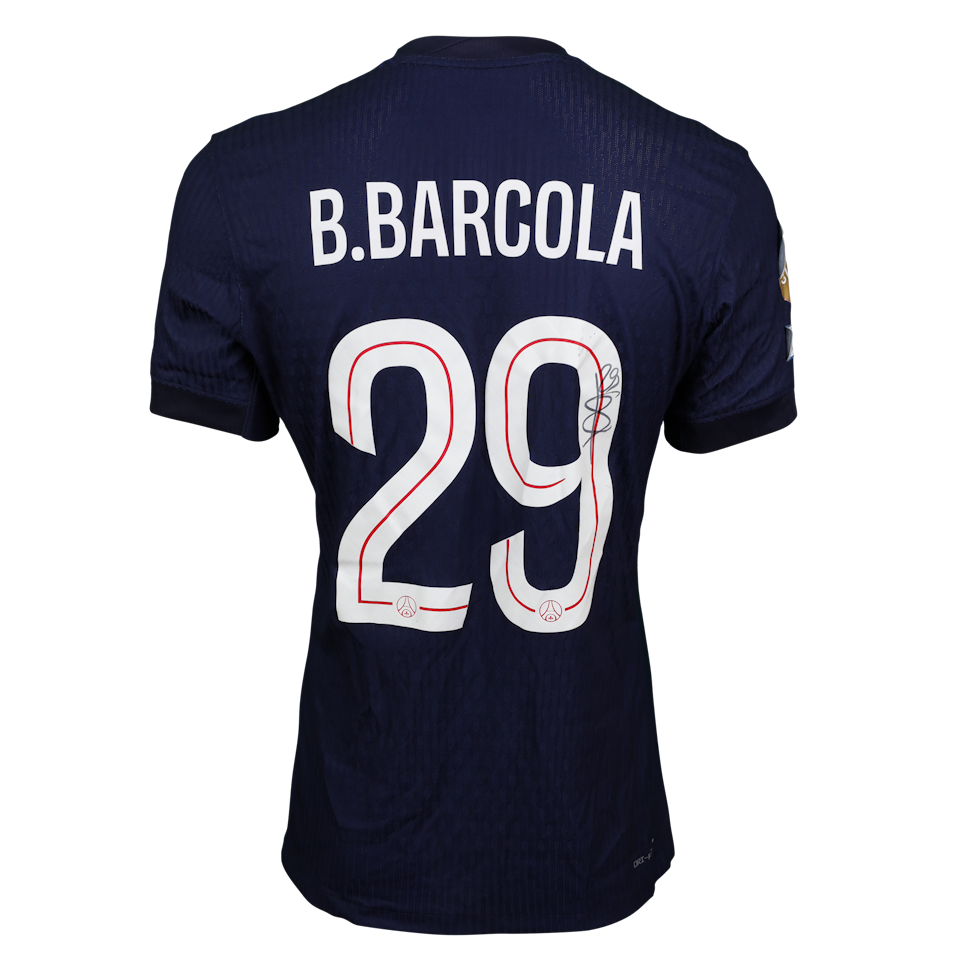 Bradley Barcola Paris Saint-Germain shirt