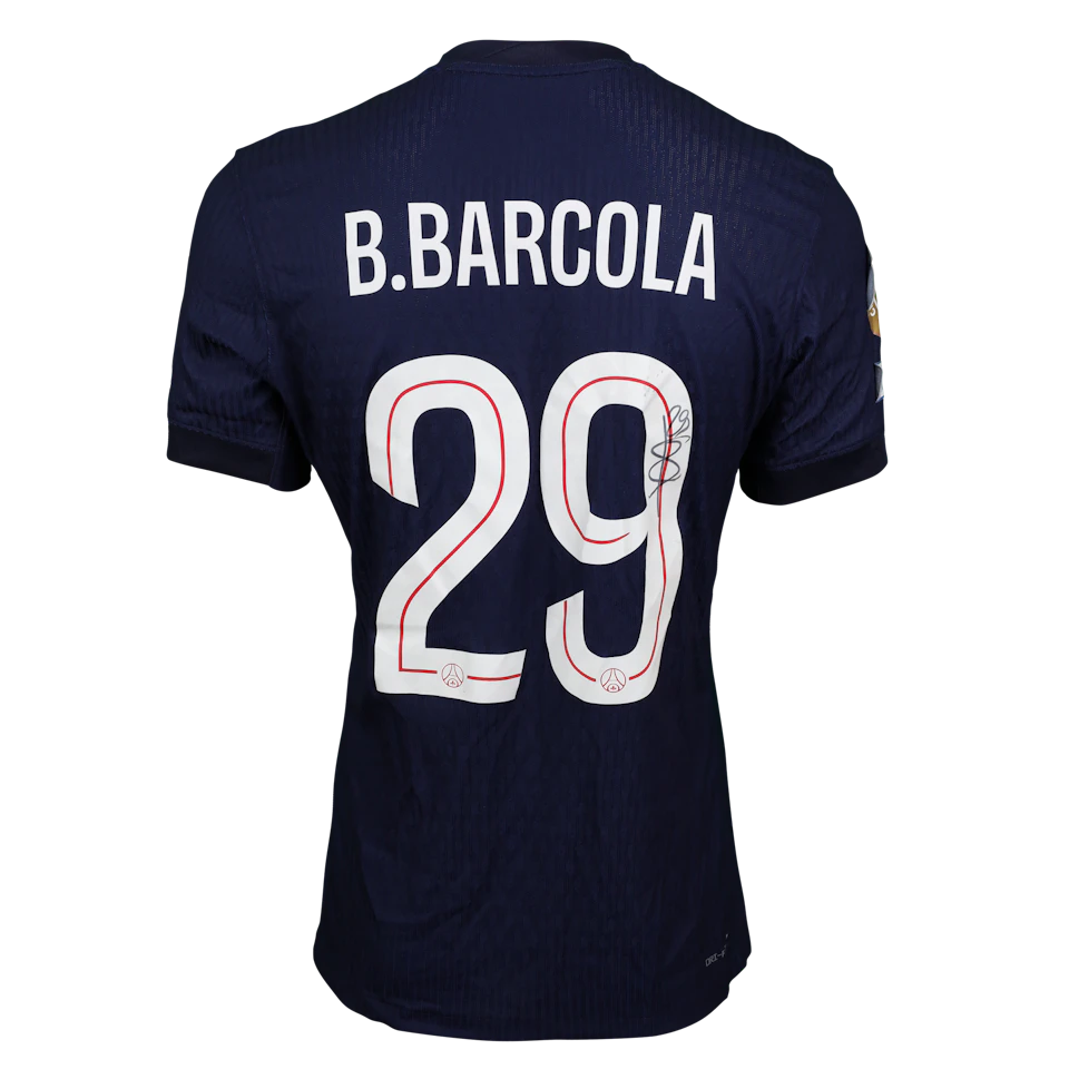 Bradley Barcola Paris Saint-Germain shirt