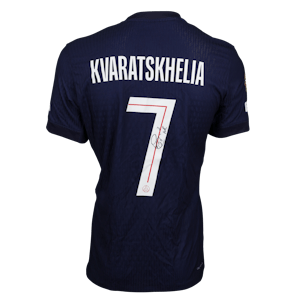 Khvicha Kvaratskhelia Paris Saint-Germain shirt