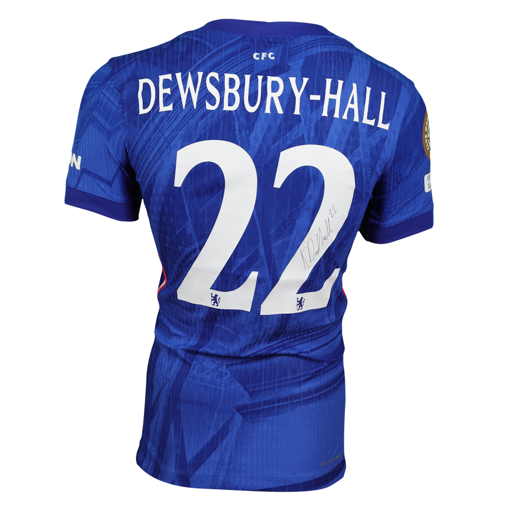 Kiernan Dewsbury-Hall | SL Benfica - Chelsea | MatchWornShirt