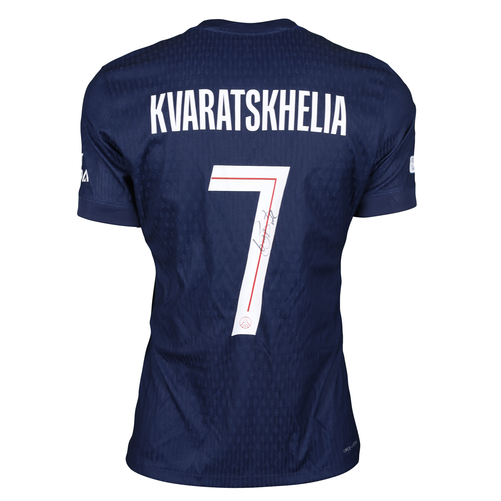 Khvicha Kvaratskhelia Paris Saint-Germain shirt