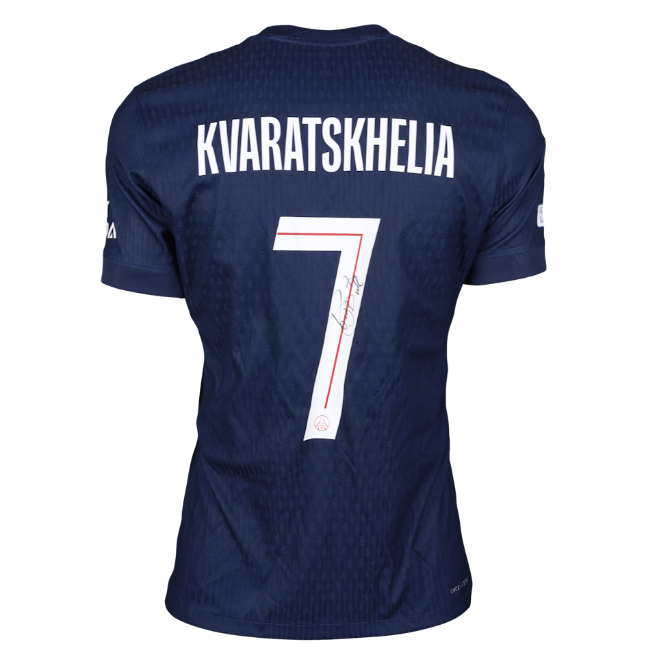 Camisola de Khvicha Kvaratskhelia, Paris Saint-Germain