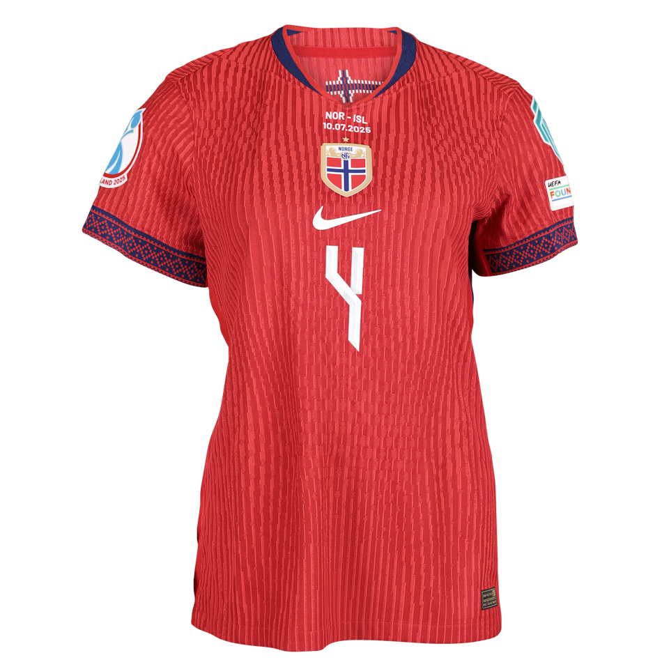 Norway W 팀의 Tuva Hansen 셔츠