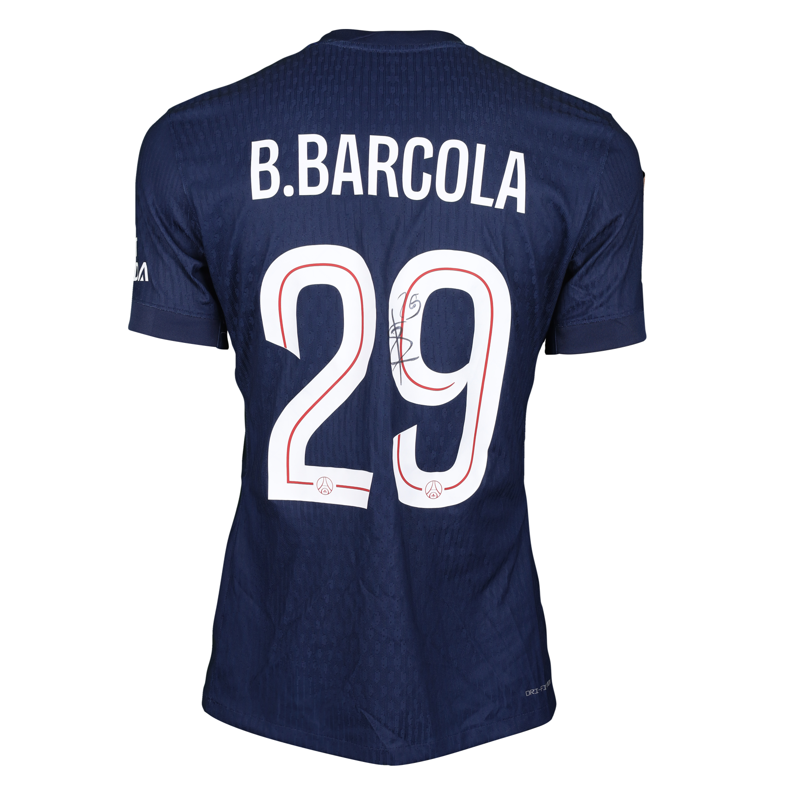 Bradley Barcola Paris Saint-Germain shirt