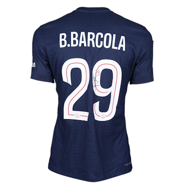 Bradley Barcola Paris Saint-Germain shirt