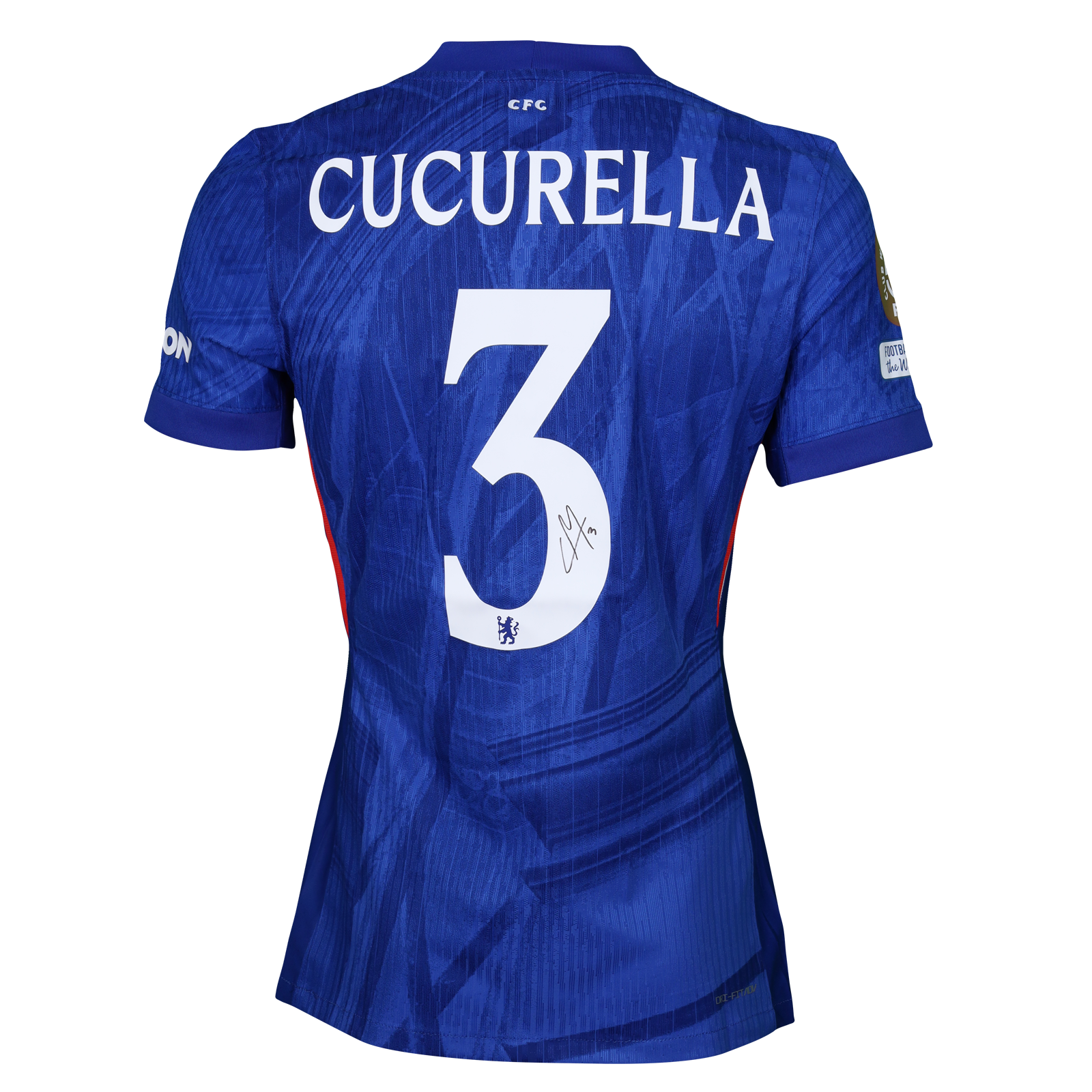 チェルシー　ククレジャ　ユニフォーム Chelsea FC Cucurella Marc Cucurella | Chelsea - Paris Saint Germain | MatchWornShirt
