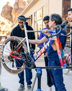 Team Jayco AlUla Cycling Camp & Race Bike