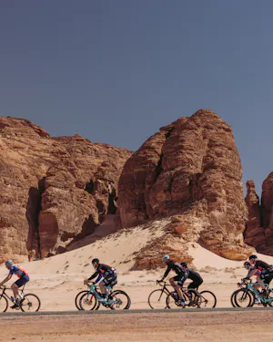 Team Jayco AlUla Cycling Camp & Race Bike
