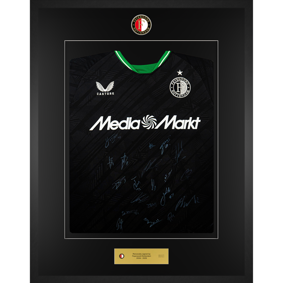 Limited Edition Framed Squad Signed Shirt | Feyenoord