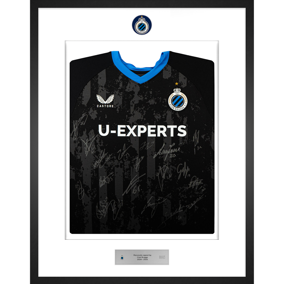 Limited Edition Framed Squad Signed Shirt | Club Brugge
