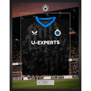 Limited Edition Framed Squad Signed Shirt | Club Brugge