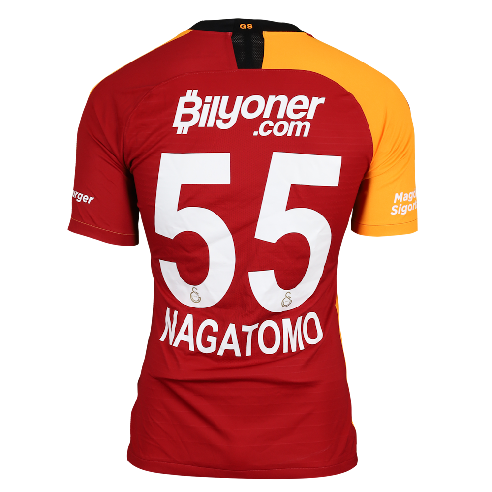 正規品Galatasaray Nagatomo 55 Mサイズ Yuto Nagatomo | Galatasaray - 2019/20 - Super Lig | MatchWornShirt
