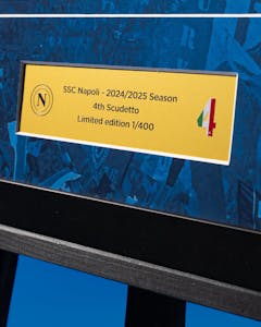 SSC Napoli Limited Edition Scudetto Frame